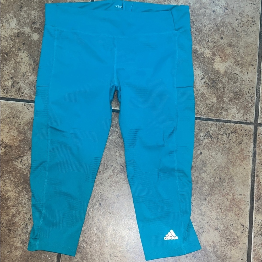 Adidas Women's Teal Straight Leg Jeans